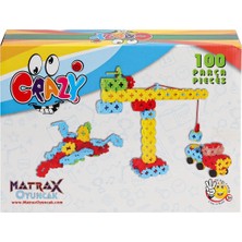 E-Vitrin 1713 Crazy 100 Parça Blok Seti -Akçiçek Oyuncak