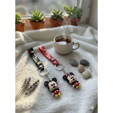 Luphira Mickey Mouse ve Minnie Mouse  Çift Anahtarlık