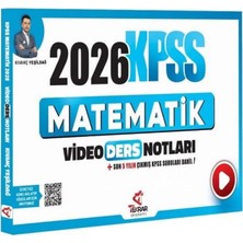 Tekrar Akademi Yayınları 2026 Kpss Matematik Video Ders Notları - Kıvanç Yeşildağ