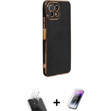 Pileli Store Pilelistore™ Mi 11 Lite Kılıf Yankı Serisi - Şeffaf Pasifik Cam Ekran Koruyucu + Kamera Lens Koruma Cam - Sf