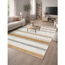 Lioara Home Iskandinav Modern Dijital Baskı Halı |  Yıkanabilir Kaymaz Taban Salon & Yatak Odası Halısı