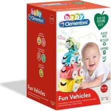 E-Vitrin 17111 Baby Clementoni - Renkli Araçlar 6-36 Ay