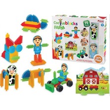 E-Vitrin 03312 Kaktüs Bloklar Çiftlik 75PCS