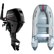 Marinport 4.00 Ahşap Taban Şişme Bot + Mercury 9.9 Hp Deniz Motoru