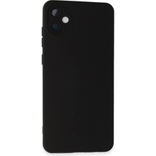 TKÇ Mey Ithalat®  Samsung Galaxy A05 Kılıf Nano Içi Kadife Silikon - Siyah