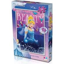 E-Vitrin CRL709 Ks, Cinderella  50 Parça Çocuk Puzzle