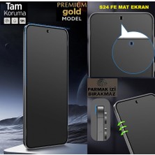 Teknoparkta Samsung S24 Fe Uyumlu Samsung Galaxy S24 Fe Mat Ekran Koruyucu Mat Ekran Koruyucu Nano Tam Kaplar