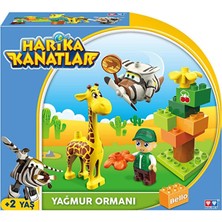 E-Vitrin 10932 Harika Kanatlar Bellonun Yağmur Ormanı 15 Parça Blok - Mega Oyuncak