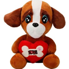 E-Vitrin 3183 Sunman, Kalpli Peluş Köpek 30 cm