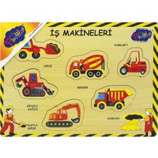 E-Vitrin 194/195-ONY Ahşap Tutmalı Iş Makinaları