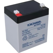 MarkEntegra Yokohama YH-125.0 12 Volt - 5 Amper Akü (90X70X101 Mm)