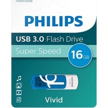 MarkEntegra Philips Vivid Serisi 16GB USB 3.0 Super Speed Flash Bellek (FM16FD00B/00)
