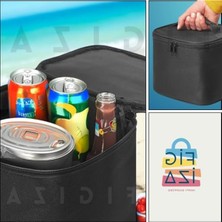 Aesco 8 Litre Termos Çanta – Isı Yalıtımlı Termal Yemek ve Içecek Taşıma Çantası, Sıcak & Soğuk Koruma, Piknik, Kamp, Ofis, Seyahat ve Araç Kullanımı Için Uygun, Sızdırmaz ve Silinebilir (Siyah)