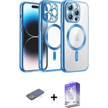 Pileli Store Pilelistore™ iPhone 13 Pro Max Kılıf Nova Işık Özel Seri - Siyah Bilvis 5in1 3D Magic Cam Ekran Koruyucu + Renkli Kamera Lens Koruma Cam - Yl
