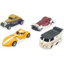 Azrlya Alloy Racer 4'lü Araç Seti - 780-413   (Lisinya)