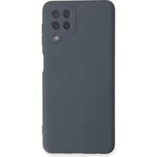 TKÇ Mey Ithalat®  Samsung Galaxy A22 Kılıf Nano Içi Kadife Silikon - Gri