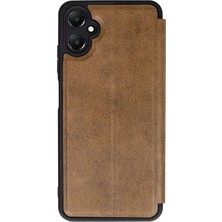 TKÇ Mey Ithalat®  Samsung Galaxy A05 Kılıf Flip Cover - Taba