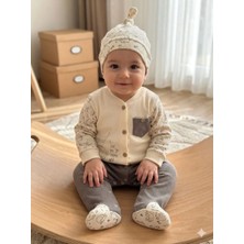 By Bubbles %100 Organik Pamuk erkek Bebek Patikli Tulum