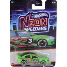 E-Vitrin HLH72 Hot Wheels Neon Yarışlar Temalı Arabalar