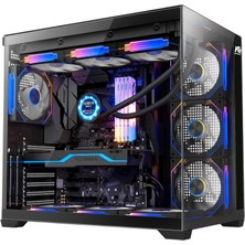 Next Gaming Alpha Elite 7X Argb Fan Kumanda Ve Kontrolcü Atx Boş Bilgisayar Kasası Siyah