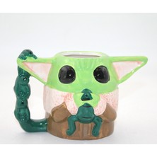 Azrlya Porselen Baby Yoda Kupa Bardak
