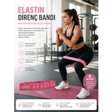 Direnç Lastikleri,direnç Bandı,aerobik,plates,yoga,spor Egzersiz,8 Seviyeli Direnç Bandı