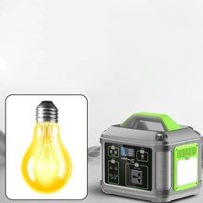 CN05 600W 128.000 Mah Kamp Şarj 60W Pd - Siyah