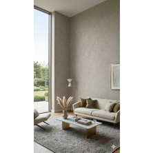 Adawall Muse Koleksiyonu 25105-5 Vizon Gri Textile Dokulu Duvar Kağıdı
