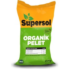 Supersol Organik Pelet Solucan Gübresi ve Leonardit 25 kg