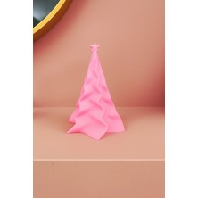 SLM Şık Yılbaşı Ağacı Biblo Pembe
