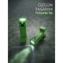 Creeper Oyuncak El Feneri Minecraft Figür