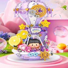 E-Vitrin LZ4111 Loz  Mor Hava Balonu  Block Oyuncak 666 Parça