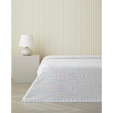 English Home Gentle Florals Çift Kişilik Pike 200x220 cm Yeşil