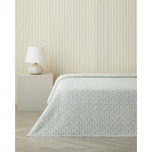 English Home Bloom Crest Çift Kişilik Pike 200x220 cm Yeşil