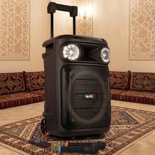 Midex 1100 Watt Ekholu Kablosuz Mikrofonlu Şarjlı Mevlüt Anfisi MXR-1100 (Bluetoth Usb)