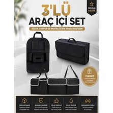 Ankaflex Bagaj Organizeri Araç Içi Eşya Düzenleyici 3 Lü Set