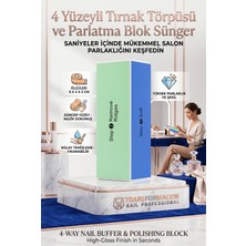 Solingen 4 Yüzeyli Tırnak Törpüsü ve Parlatma Blok Sünger Solingen Professional 716803