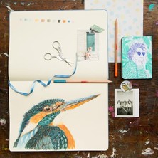 Cekar Store Sketch Book Black, Sketch Book, 80 Sheets, 21X29, 7 cm Bound