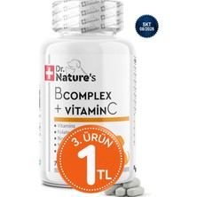 Dr. Nature's Köpek B Complex ve C Vitamini  75 Tablet – Enerji ve Günlük Vitamin Desteği