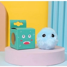 Aesco Sensörlü Peluş Kedi Oyuncağı 3 Farkı Ses Çıkaran Dokunmaya Duyarlı Eğlenceli Kedi Oyun Topu (Pembe)
