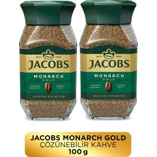 Jacobs Monarch Gold Cam Kavanoz Granül Kahve 100 gram X 2 Adet