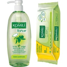 Komili  Bebe Şampuanı 750 ml + Islak Mendil Hediyeli