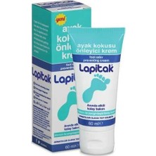 Lapitak Ayak Kokusu Önleyici Krem 60 Ml Doğal İçerik ile Anında Etkili Ferahlatıcı Bakım 8691091035105