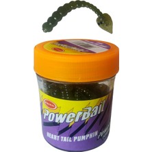 Berkway Silikon Kurt Balık Yemi - Kokulu - H Tail - Kahve - Power Bait (9958)