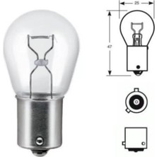 Bosch 1987302811 Sinyal Ampülü 12v 21 W 93 Tek Duy P2