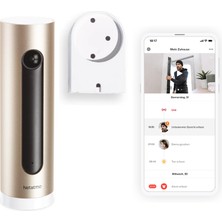 Netatmo Smart Iç Mekan Gözetleme Kamerası, Duvara Montaj, Wifi, Full Hd, Hareket Algılama, Gece Görüşü, Microsd Kartta 32 Gb'a Kadar Yerel Depolama, Canlı Yayın, Abonelik Yok, Nsc-Amz