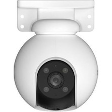 Ezviz Ezvız H8 Pro 2k 3mp Wi-Fi Güvenlik Kamerası, Kaydırma ve Eğme Işlevi, Yapay Zeka Destekli Insanlar ve Araç Algılama, Otomatik Izleme, Iki Yönlü Ses, Renkli Gece Görüşü