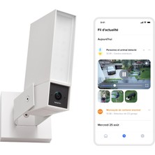 Netatmo Dış Mekan Güvenlik Kamerası, Wifi 5ghz, 2k Hdr, Yapay Zeka Insan/araç/hayvan Algılama, LED Projektör 12W, Siren 105DB, Yerel Depolama, Abonelik Yok, Beyaz, Noc-2-Amz