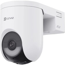 Ezviz Ezvız Hb8 Lite 2k+ Wlan Dış Mekan Gözetleme Kamerası, 360° Pan/tilt Özelliğine Sahip Pilli Kamera, Otomatik Takip, Renkli Gece Görüşü, Aı Kişi Algılama ve Araç Algılama, Wifi 6, Uygulama Kontrolü