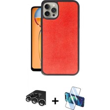 Pileli Store Pilelistore™ iPhone 14 Pro Max Kılıf Kıvılcım Işık Serisi - Siyah 3D Antistatik Cam Ekran Koruyucu + Raze Metal Kamera Lens - Gs